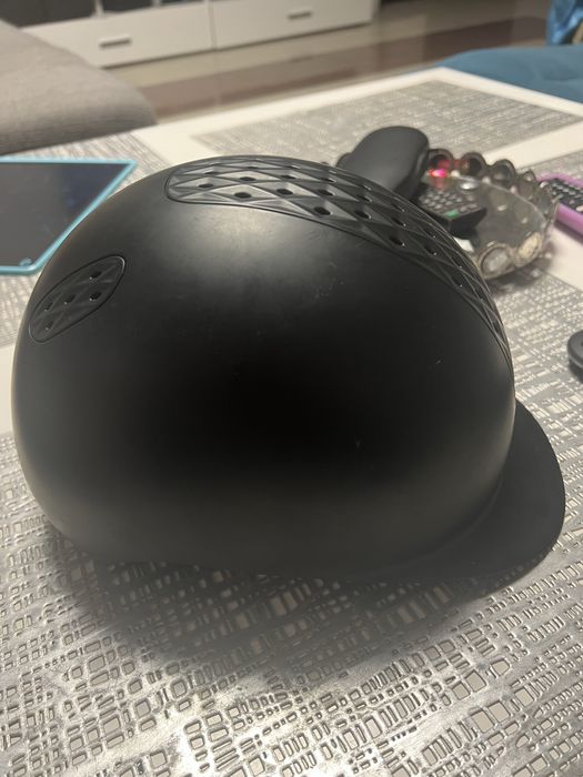 Kask jezdziecki dla dzieci i doroslych 520 fougaza 55cm
