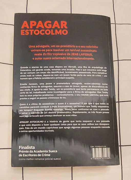 "Apagar Estocolmo "      (portes grátis)