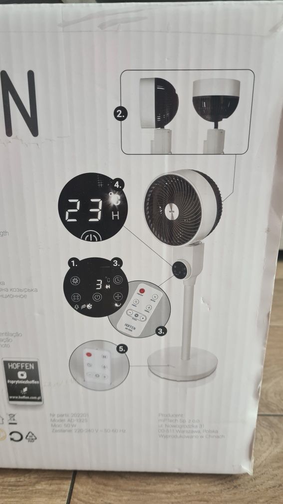 Wentylator podłogowy nowy