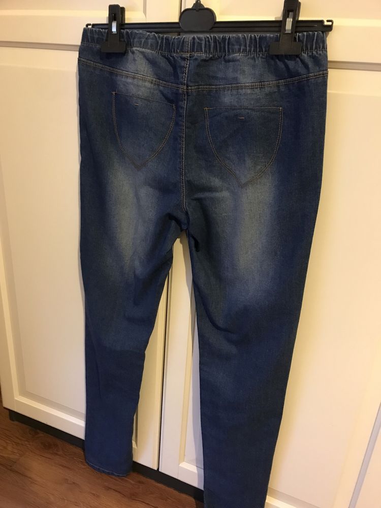 Jegginsy jeansowe L New Yorker