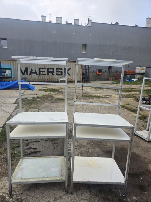 Regał warsztatowy , aluminiowa konstrukcja