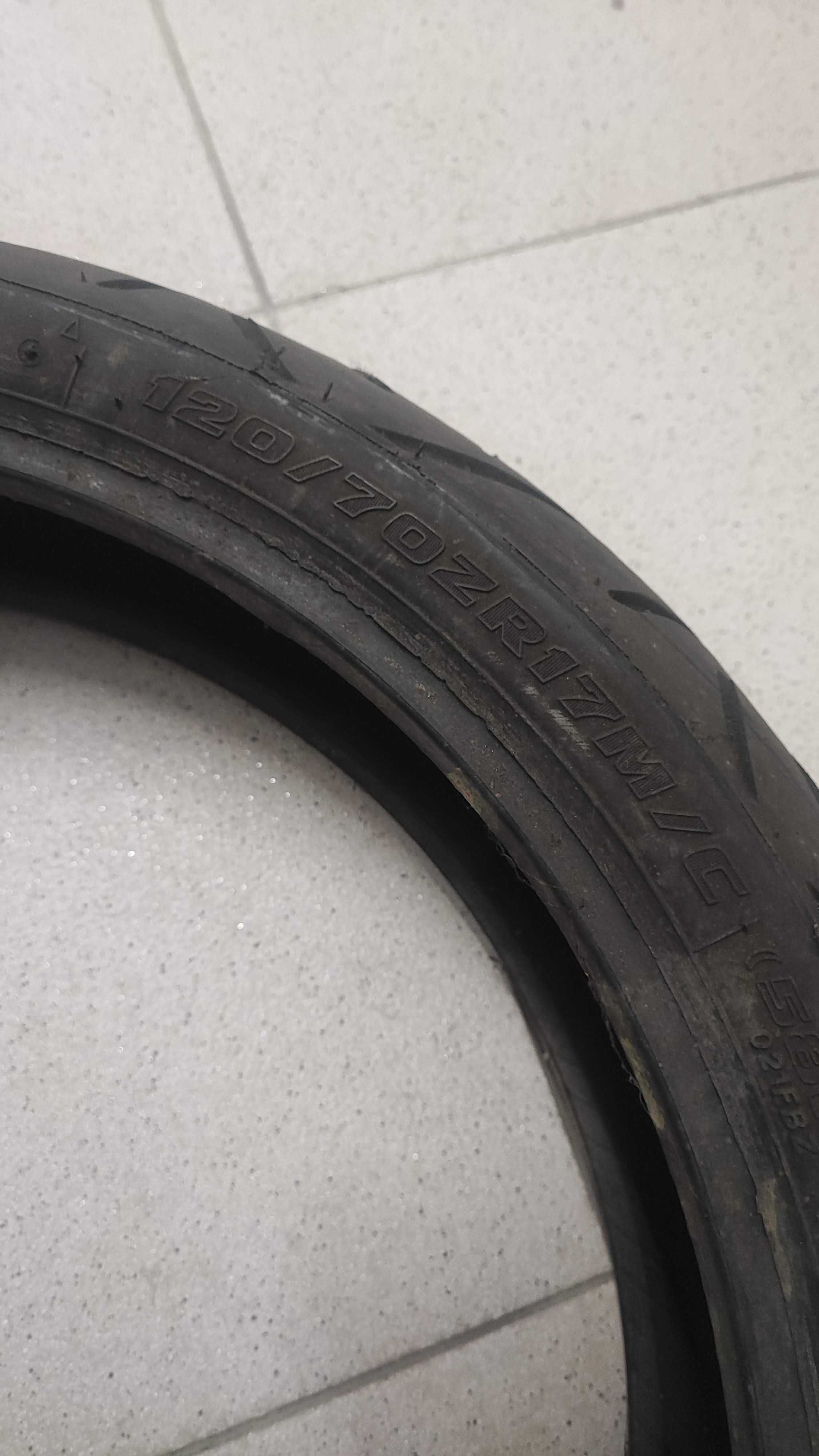 Pneu Moto Bridgestone battlax bt021 120/70/17