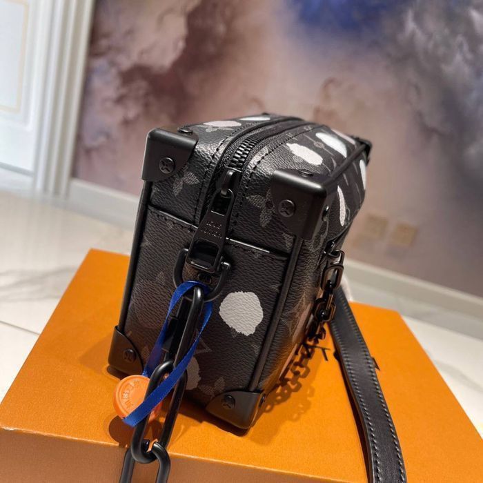 Сумка мужская Louis Vuitton x YK mini soft trunk кожаная кожа