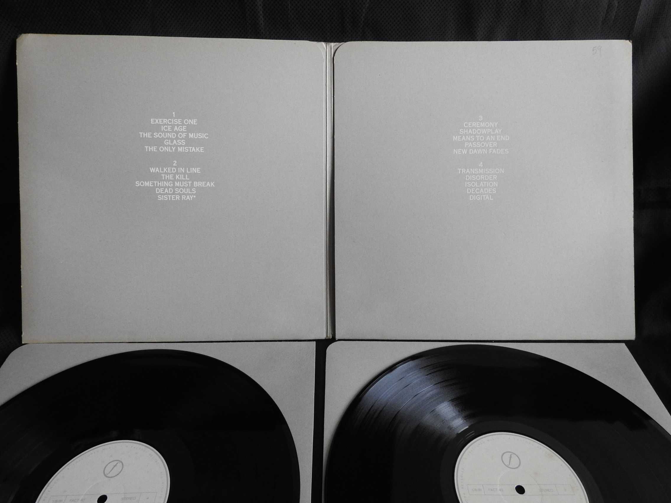 Joy Division Still LP пластинка оригинал 1981 UK Британия Ex+