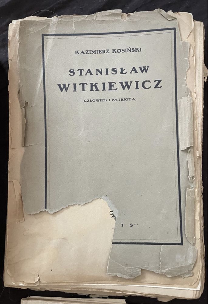 Zestaw unikatowych ksiazek - stanislaw Witkiewicz