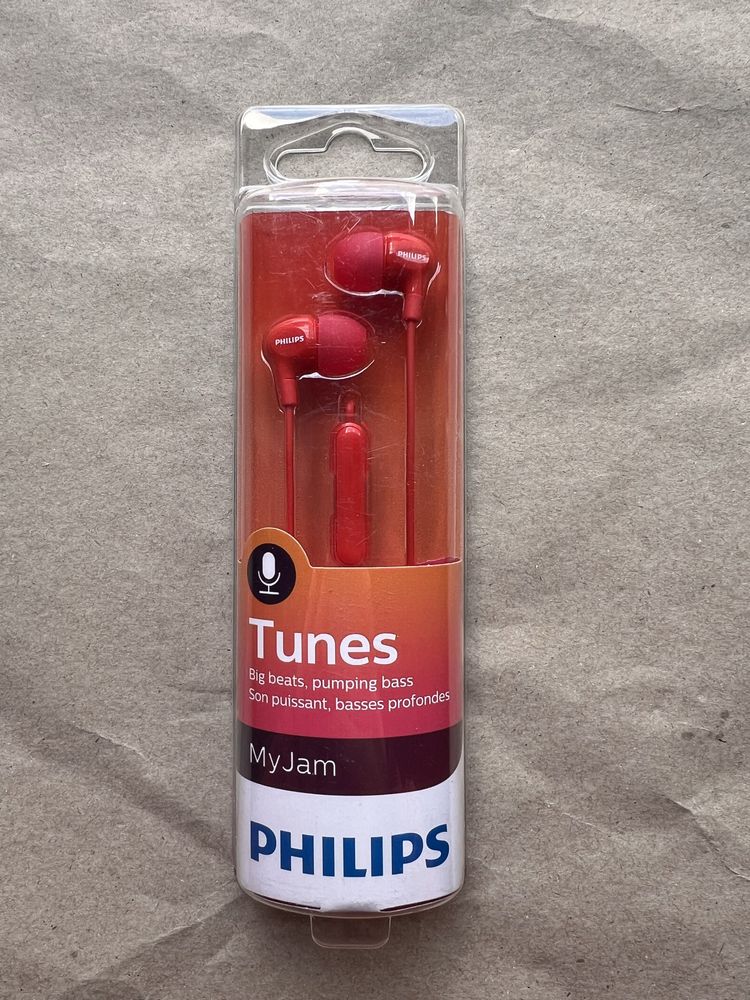 Sluchawki philips my jam czerwone Nowe tunes