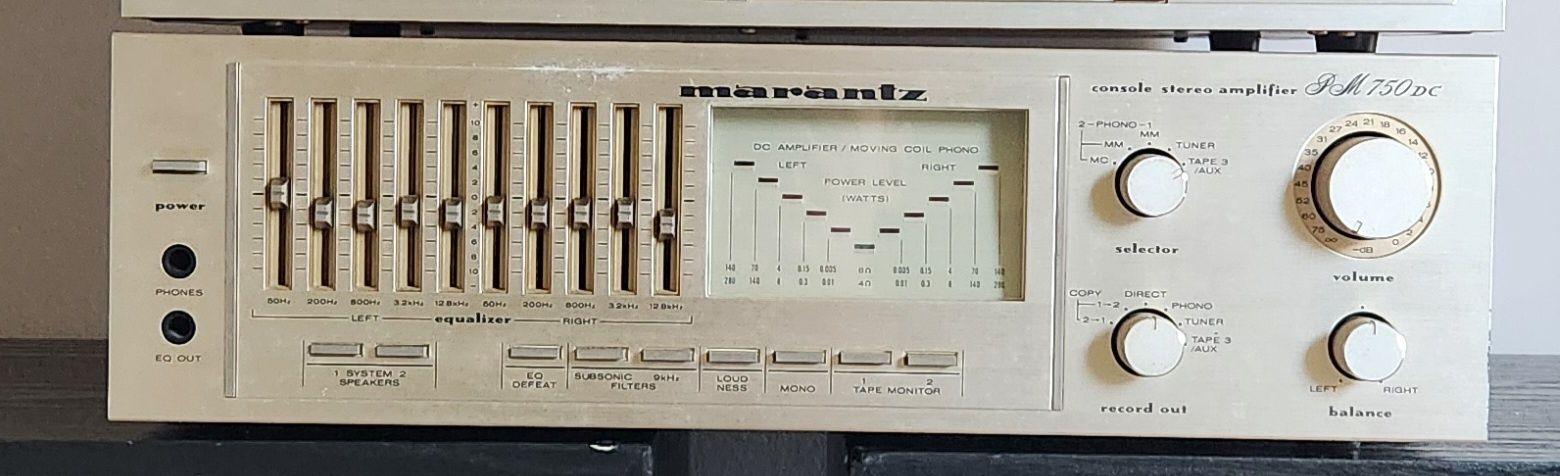 Marantz pm750 dc wzmacniacz stereo, najwyższy model