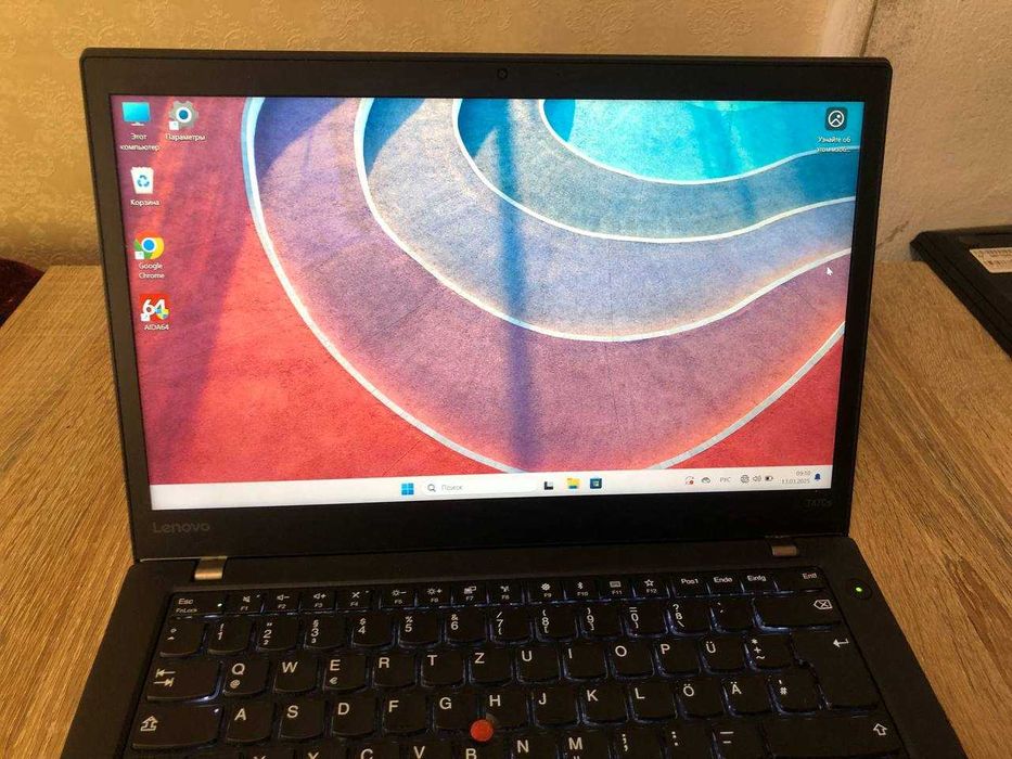 Ноутбук Lenovo ThinkPad  T470s | I5 6300U | RAM -8Gb | SSD - 256Gb |