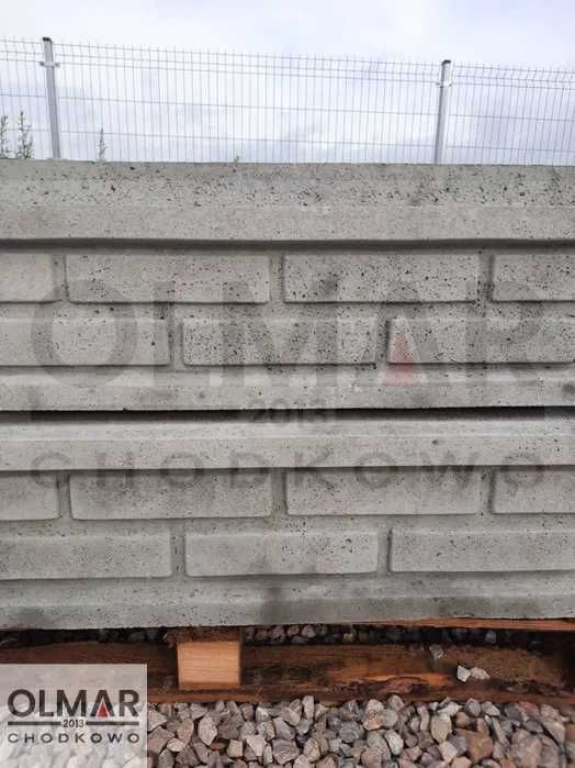 Podmurówka betonowa 25cm x 246cm x 6cm z łącznikiem.