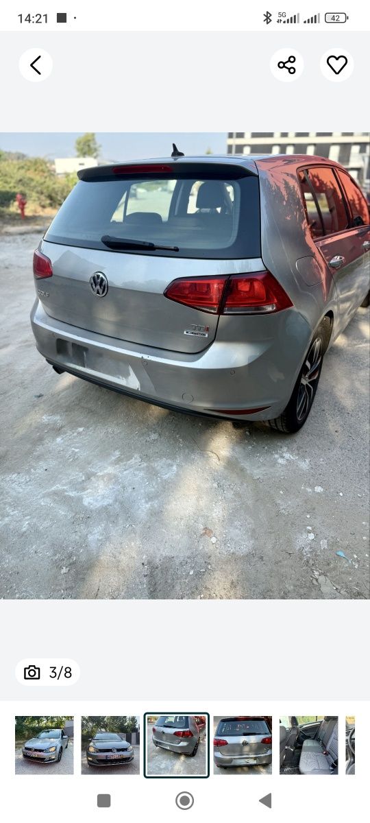 Volkswagen golf 7 motor 1.6 TDI