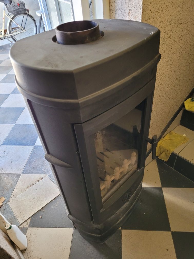 Piec żeliwny / koza duża moc 11-12 kw