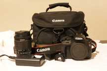 Máquina Fotográfica Canon EOS 100 D + EFS 18-55mm IS STM + Acessórios