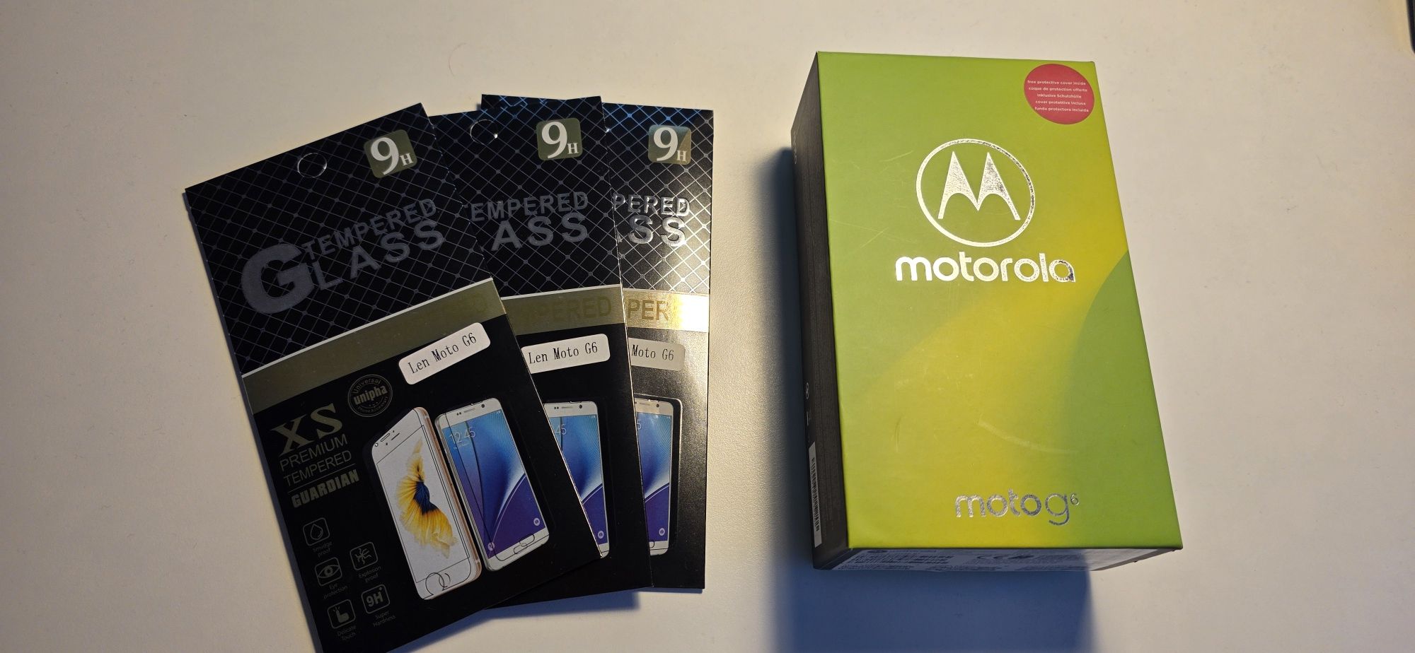 Motorola G6 Okazja!!! Pudełko i szkło extra