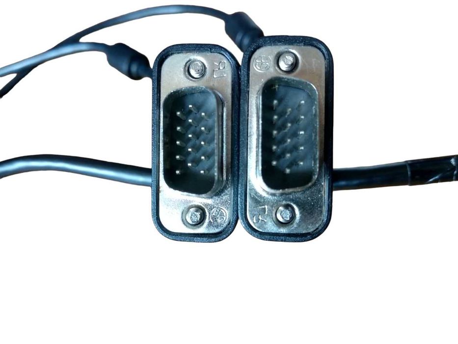 Кабель VGA - VGA 2 феррита папа папа 15 PIN удлинитель ВГА шнур 1,5 м