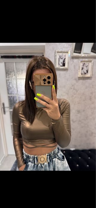 Crop top sylwester impreza S/M