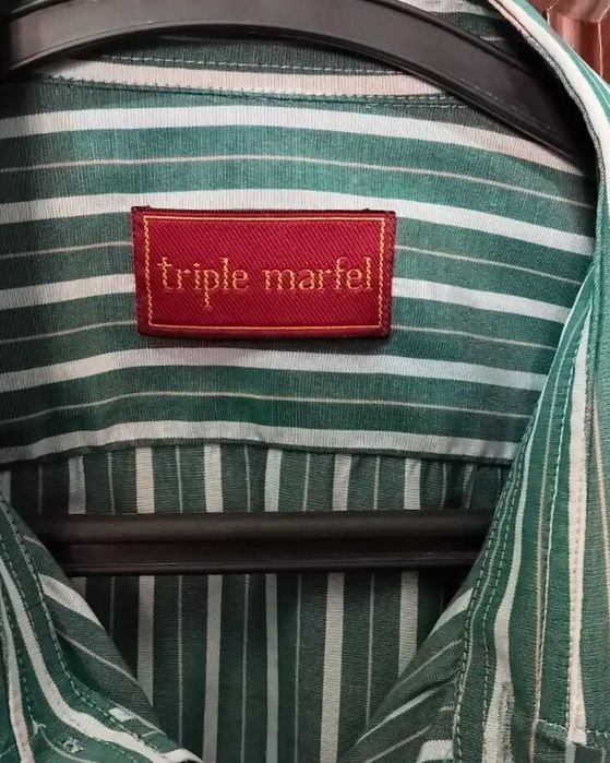 Camisa de Homem Triple Marfel | Manga Comprida | Tamanho 40 | Usada