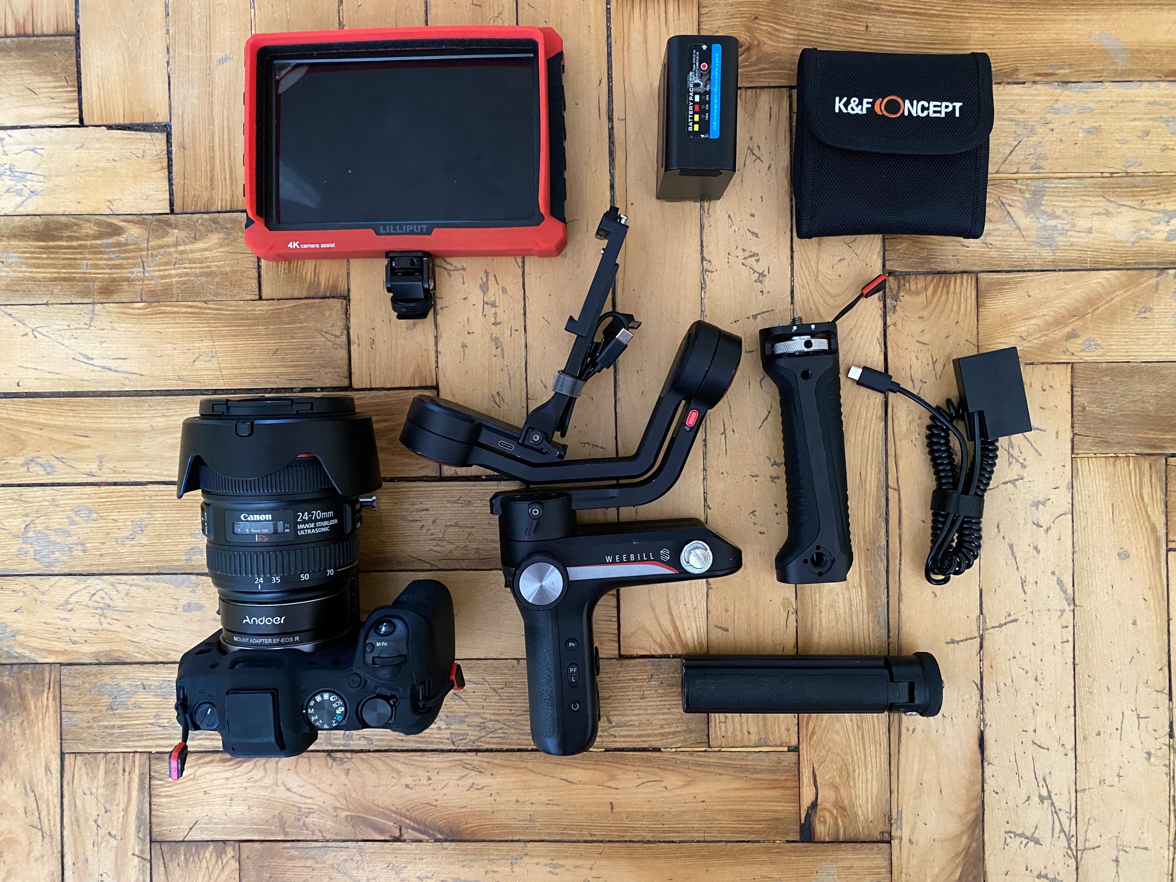 Продам набір для відео зйомки, canon r8 canon 24-70, Zhiyun Weebill S
