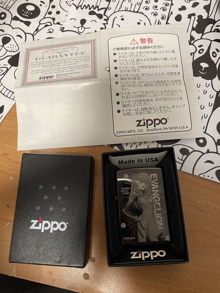 Zippo zapalniczka Evangelion Collection Asuka