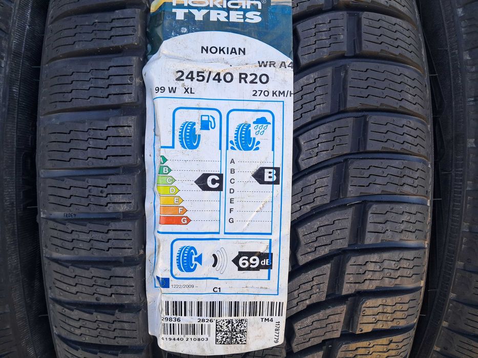Резина зима НОВА Nokian 245/40 R20 WR A4