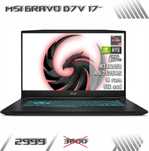 LAPTOP GAMINGOWY MSI Bravo RTX 4050 Ryzen 5 7535HS 17 cali 144hz