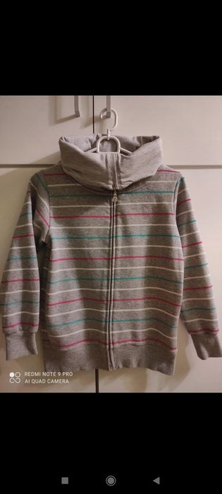 Bluza dla dziewczynki lekko ciepła