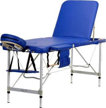 Stół, łóżko do masażu 3-segmentowe aluminiowe