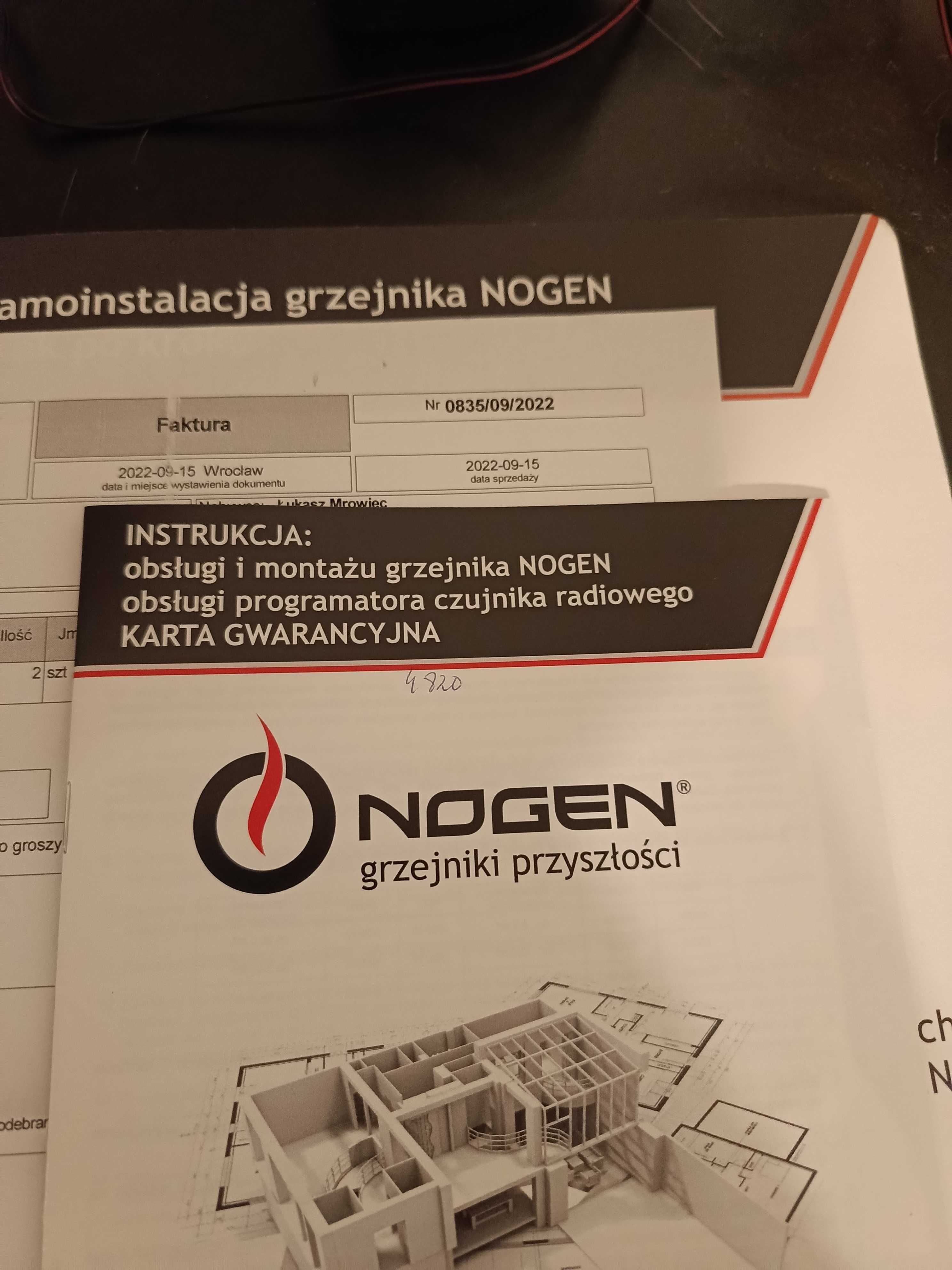 grzejniki nogen N4820G Bardzo wydajne i Oszczędne