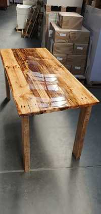 Stół stare drewno żywica