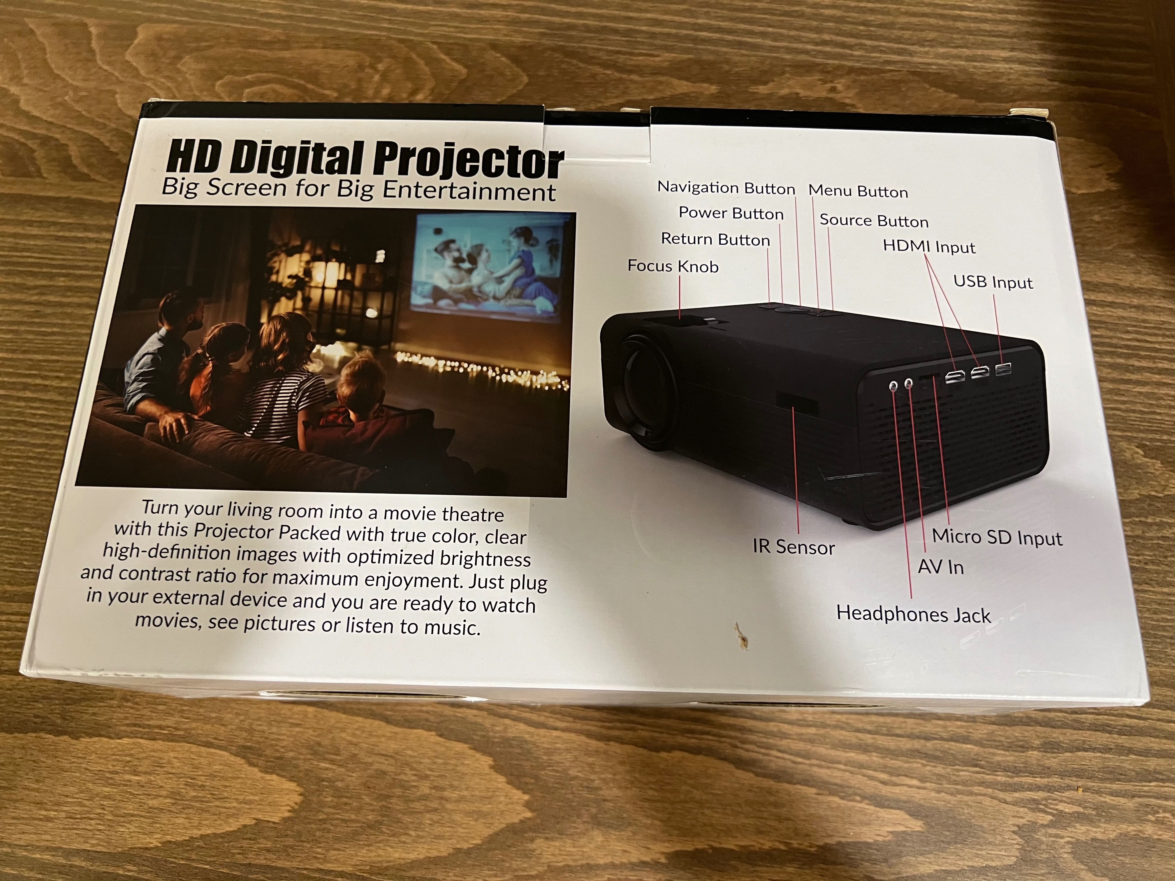 Projetor HD Supersonic Como Novo