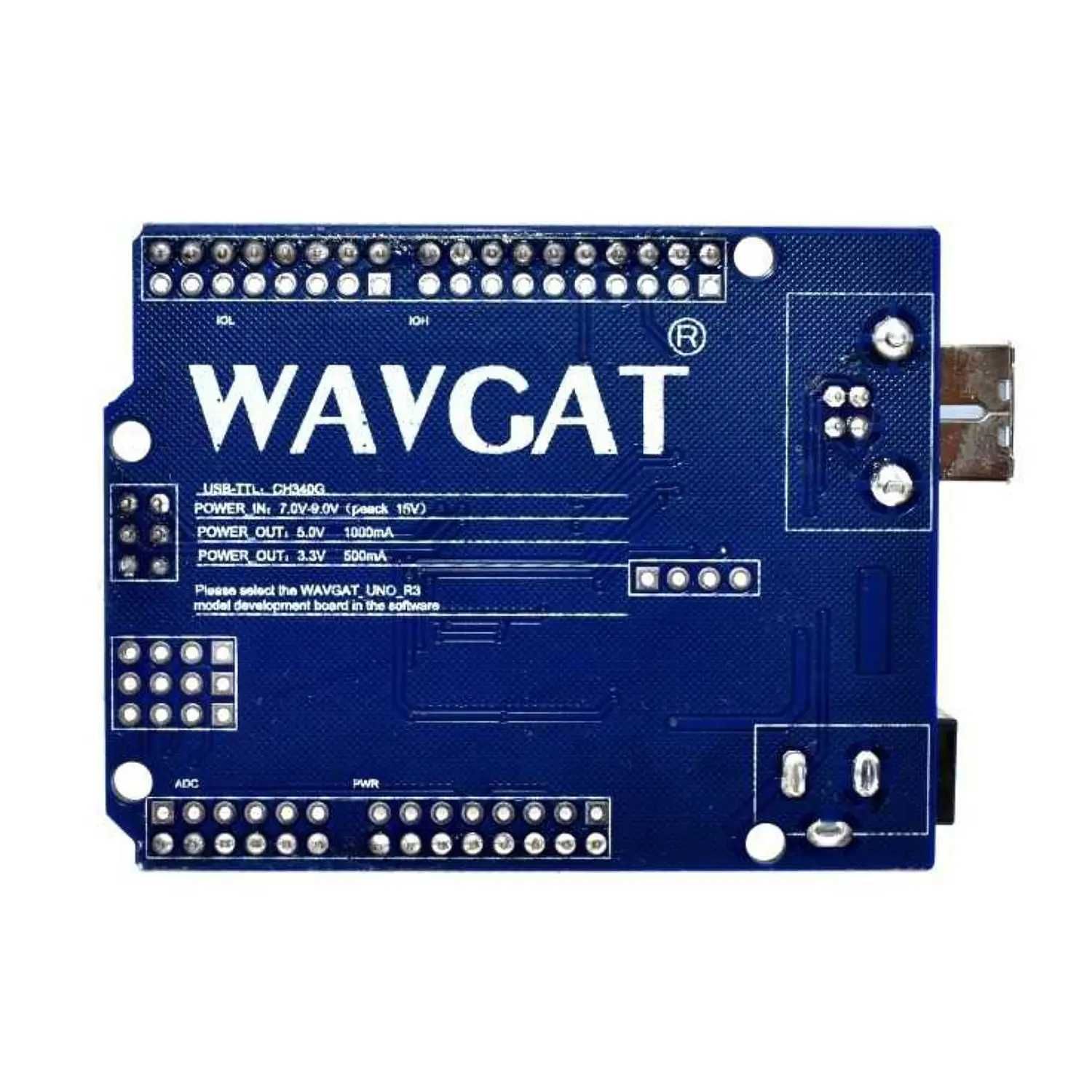 Отладочная плата Arduino Uno Rev3 (CH340G) WAVGAT