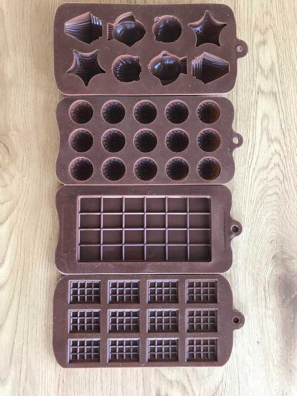 силіконові форми для виготовлення шоколаду термометр харчовий  лопатка