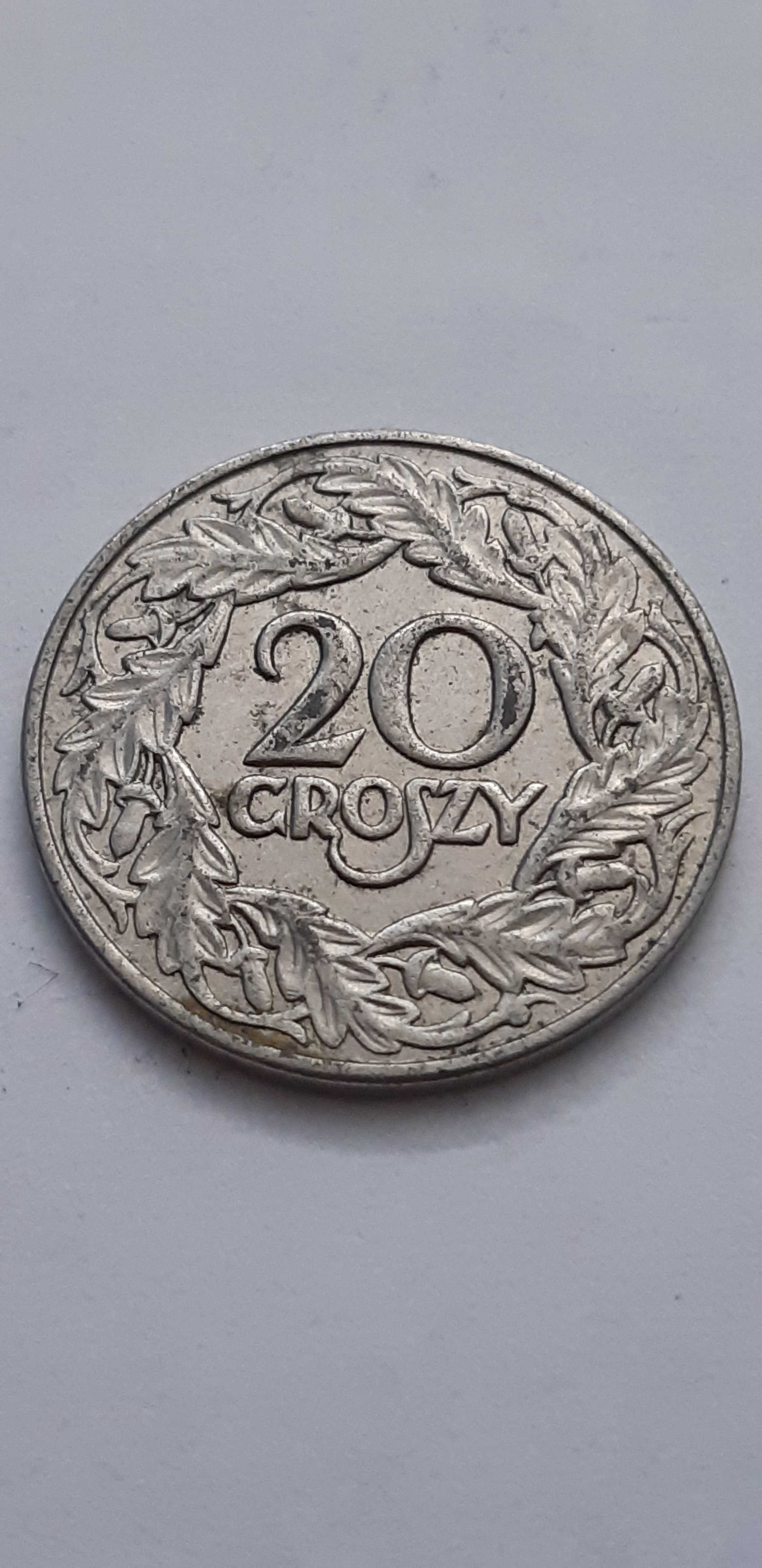 Polska 1923 - 20 groszy  - real foto
