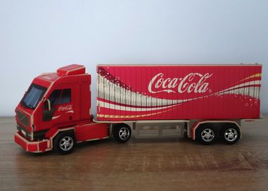 Coca cola ciężarówka model