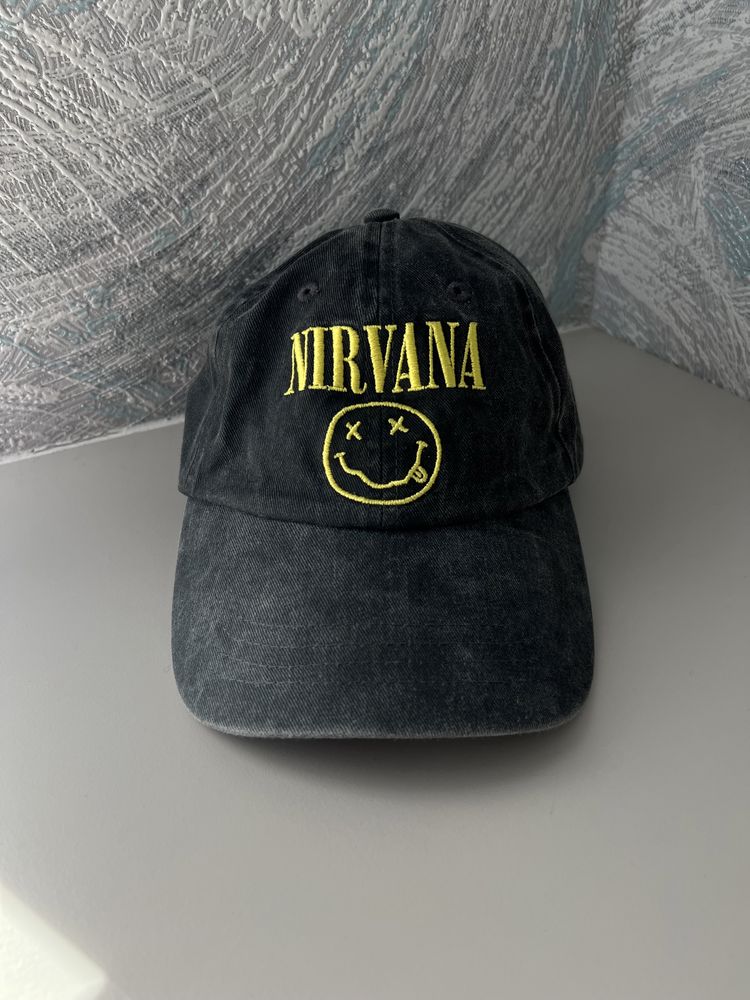 Кепка Nirvana / Бейсболка Nirvana / Nirvana Merch Cap / Мерчова кепка