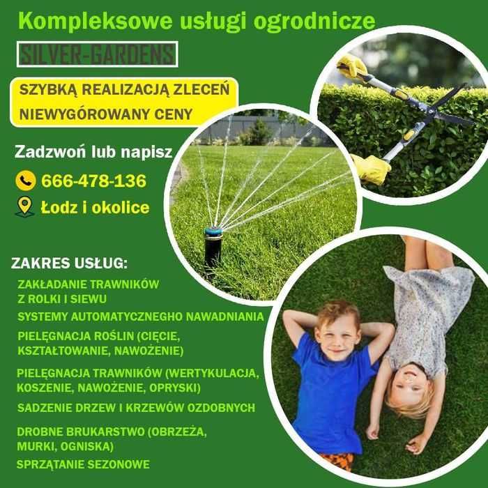 Usługi ogrodnicze w Łodzi, automatyczne nawadniania.