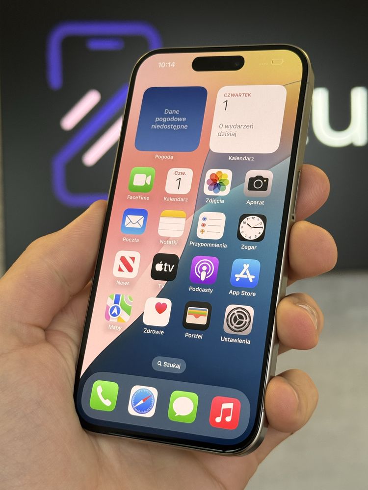 RATY 0% iPhone 15 Pro 256GB BATERIA 93% GWARANCJA 12 miesięcy!!!