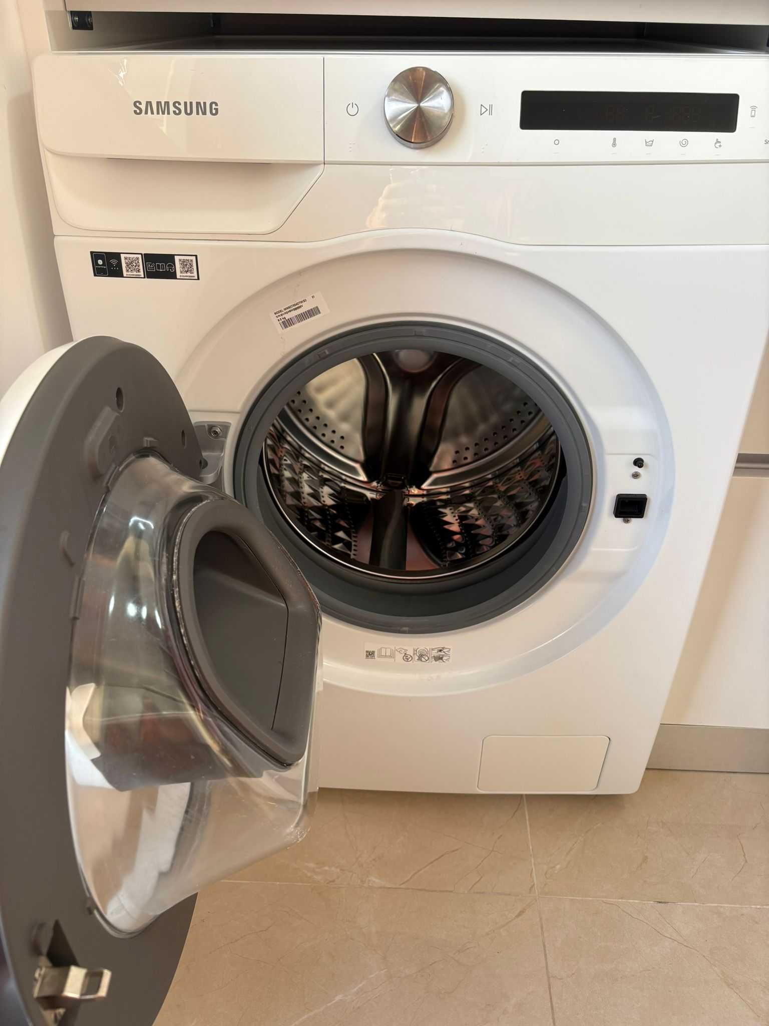 máquina de lavar roupa samsung ww11dg5b25aeep - branca a 11kg