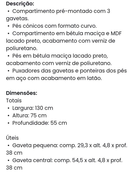 Secretária Novani LaRedoute Interieurs | 3 gavetas