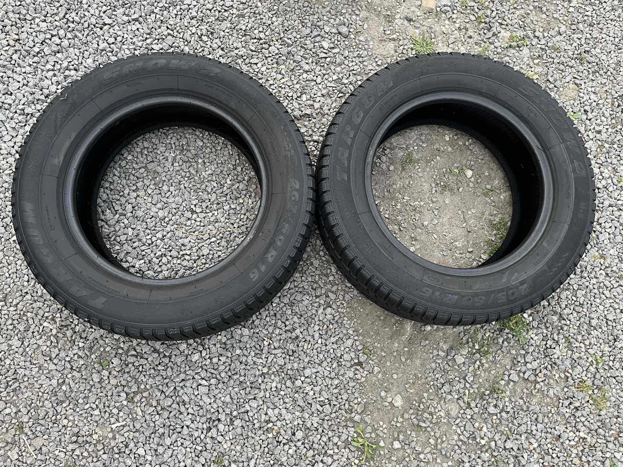 Opony 205/60R16 Targum Snow 2 Zima 2sztuki 5,63mm bieżnika