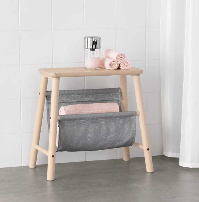 Banco VILTO ikea, porta-revistas, storage stool