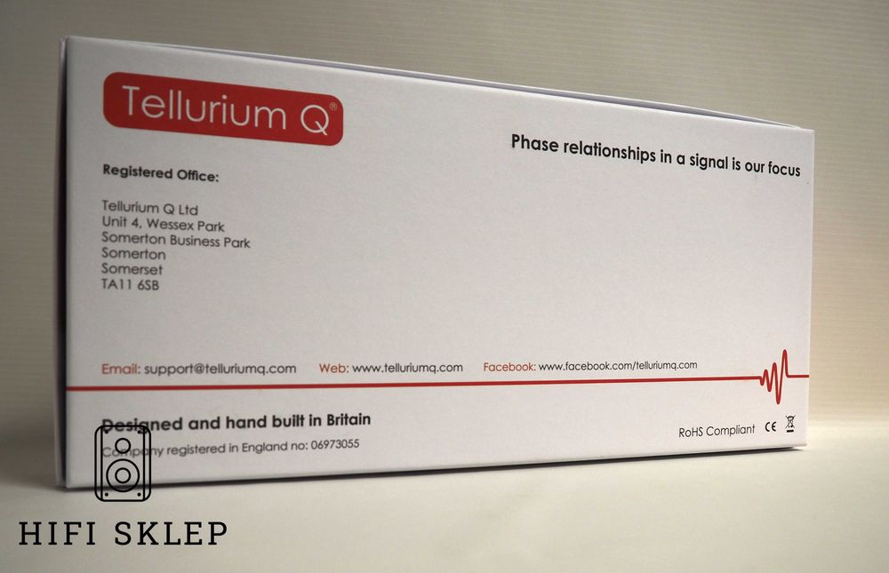 Kabel głośnikowy Tellurium Black II 2x2,5 m/ Black Friday