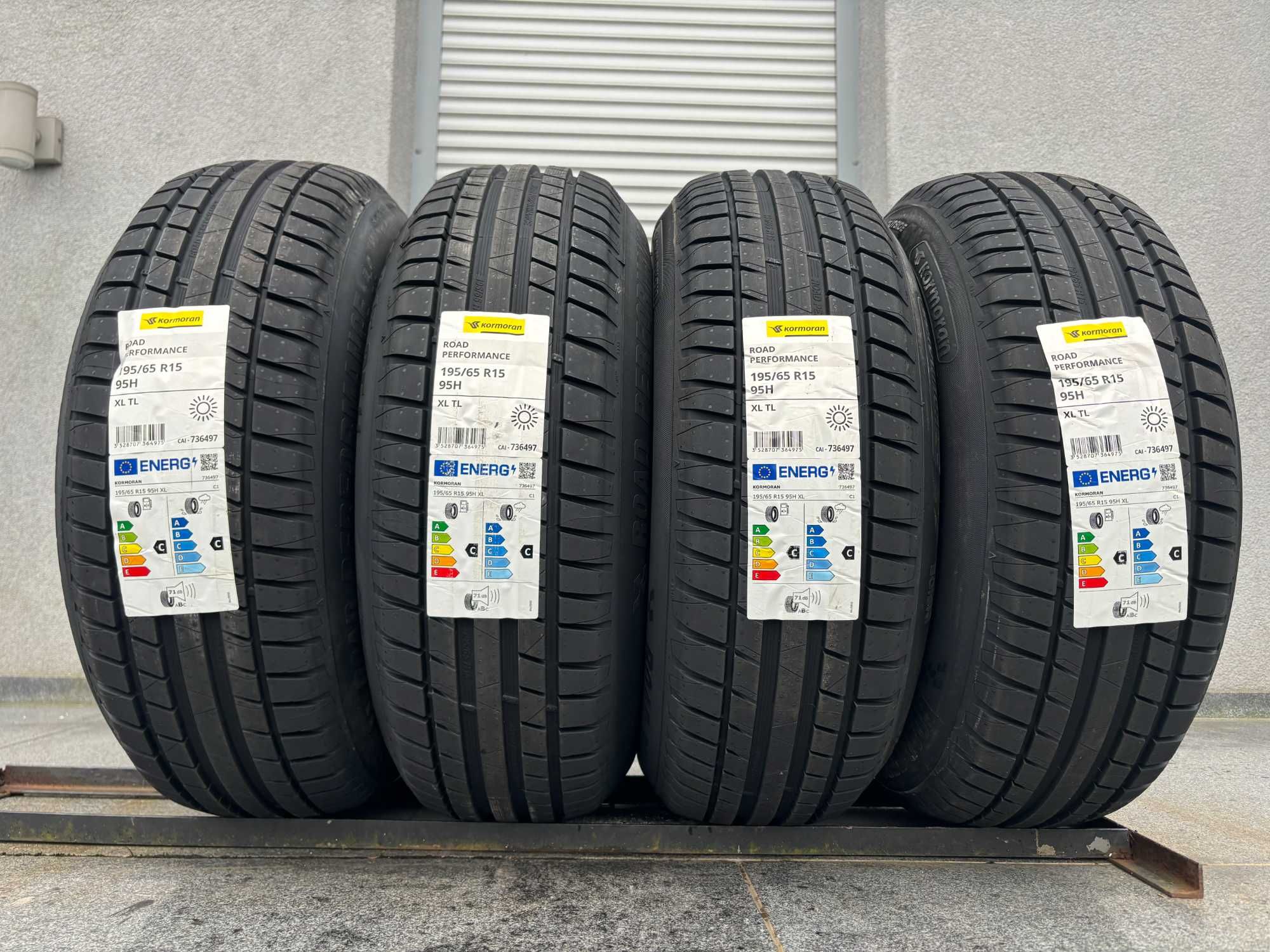 x4 letnie 195/65R15 Kormoran 91H  PROSTO Z FABRYKI C,C,71db 5lat gw