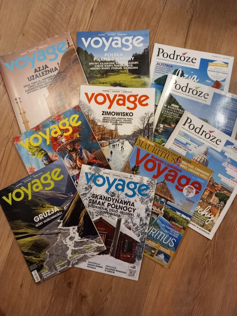 Czasopisma podróżnicze Voyage i Podróże