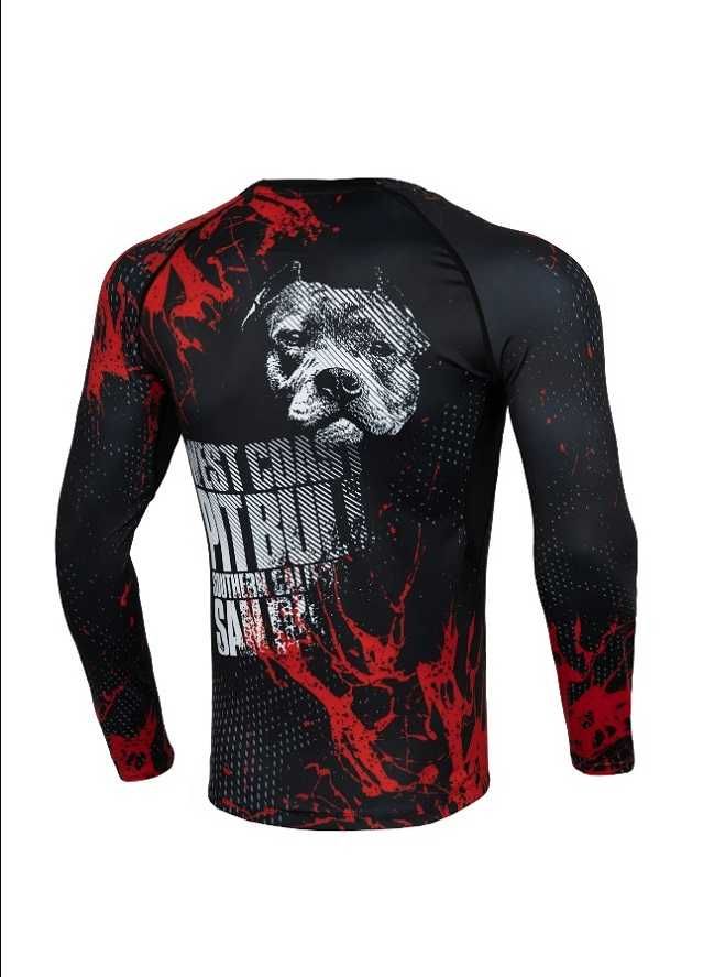 PIT BULL RASHGUARD RASH longsleeve blood dog