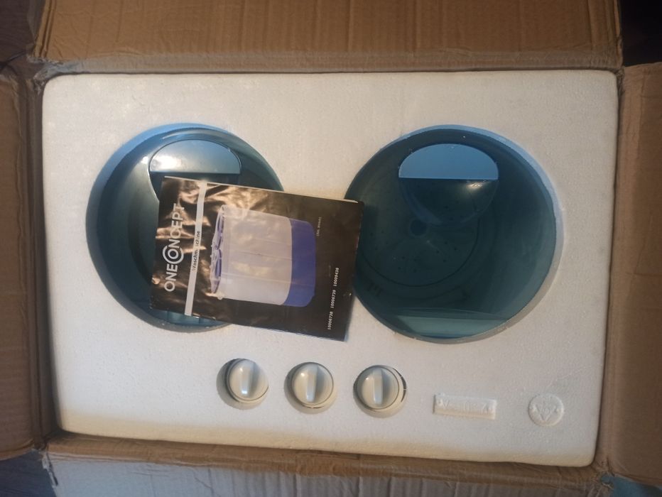 Портативна пральна машина з центрифугою OneConcept DB003