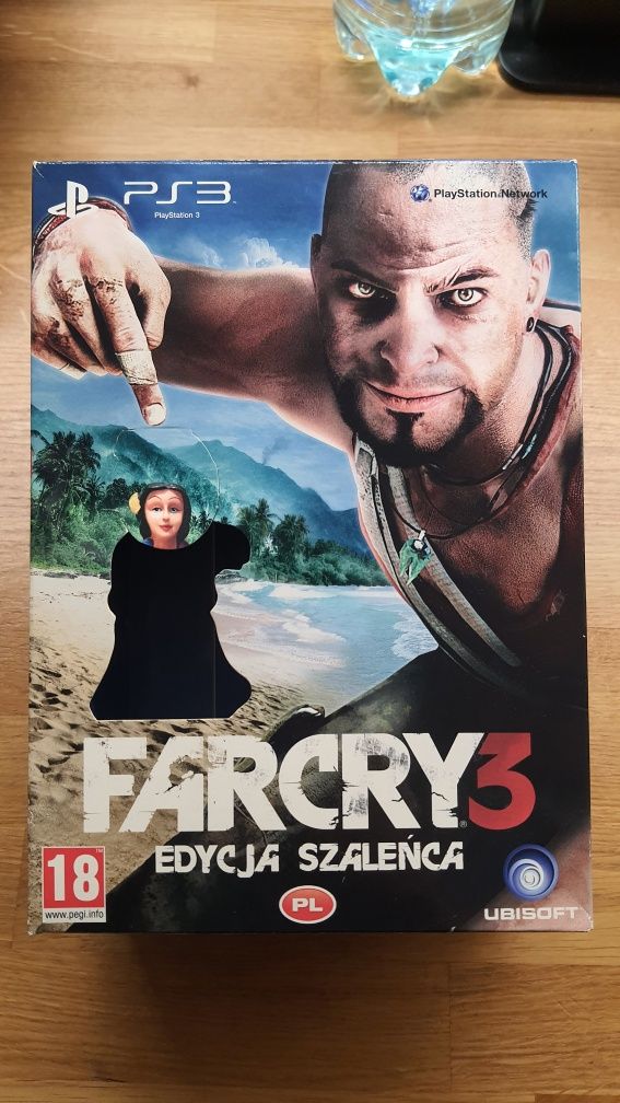 Far Cry 3 PS3 edycja kolekcjonerska Szaleńca Figurka Przewodnik