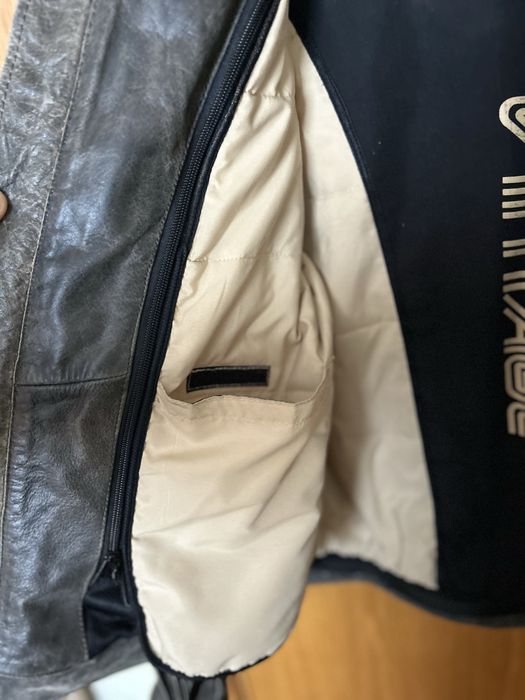 Casaco mota de pele Vintage