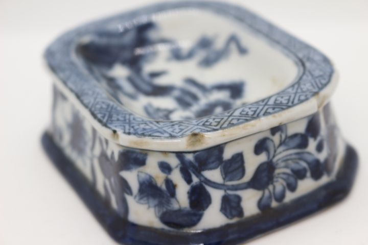 Saleiro Porcelana Chinesa " China Azul " Lago XX