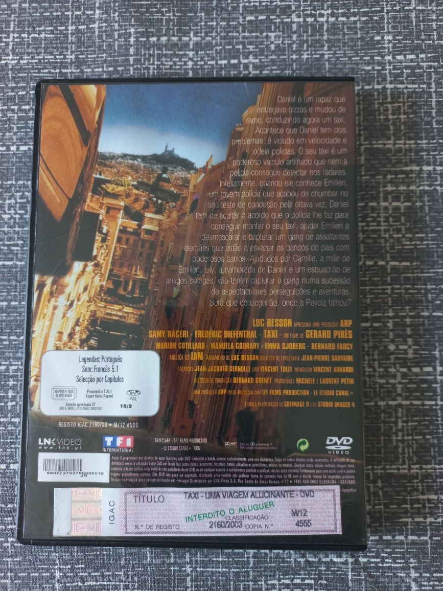 Dvd Filme Taxi Viagem Alucinante