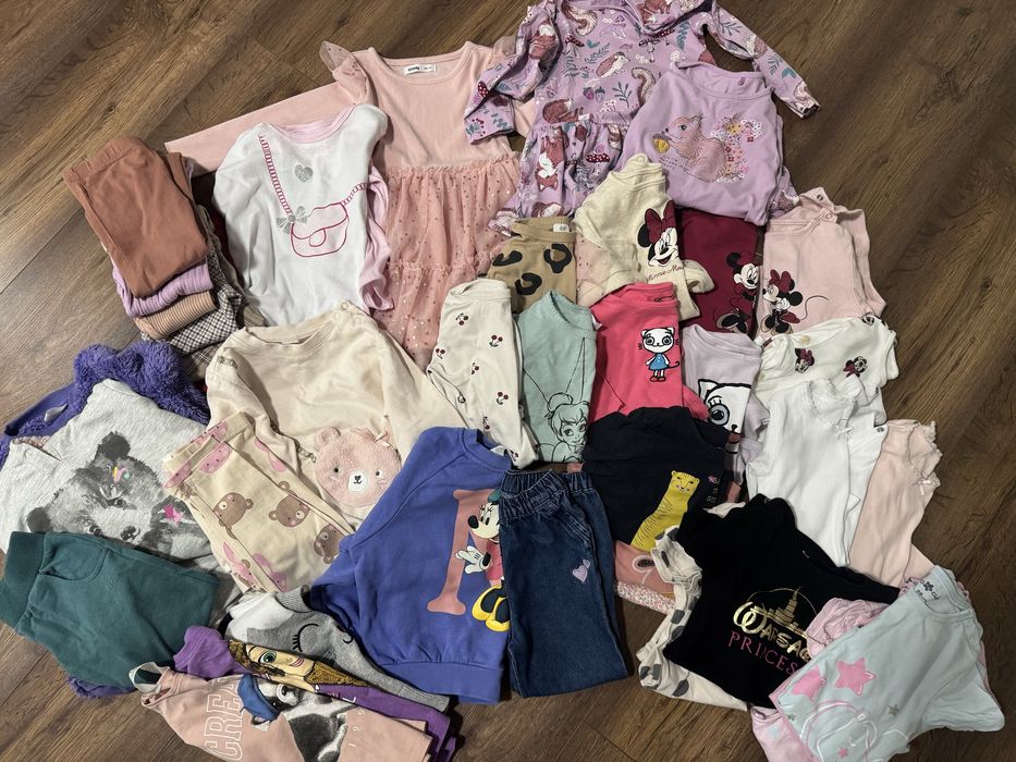 Piękna duża paka ubranek 92-98